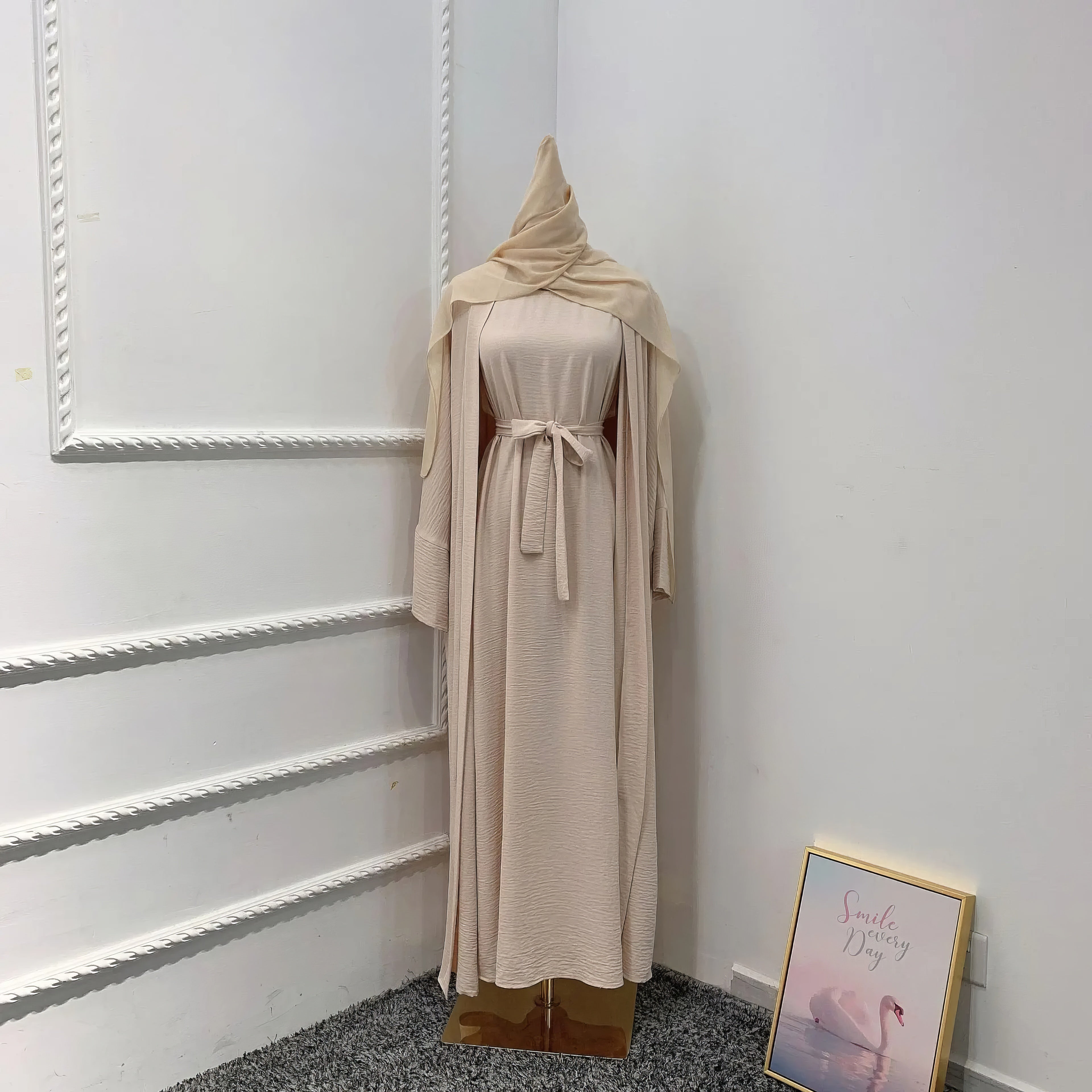 2 Stück Abaya Slip Ärmellos Hijab