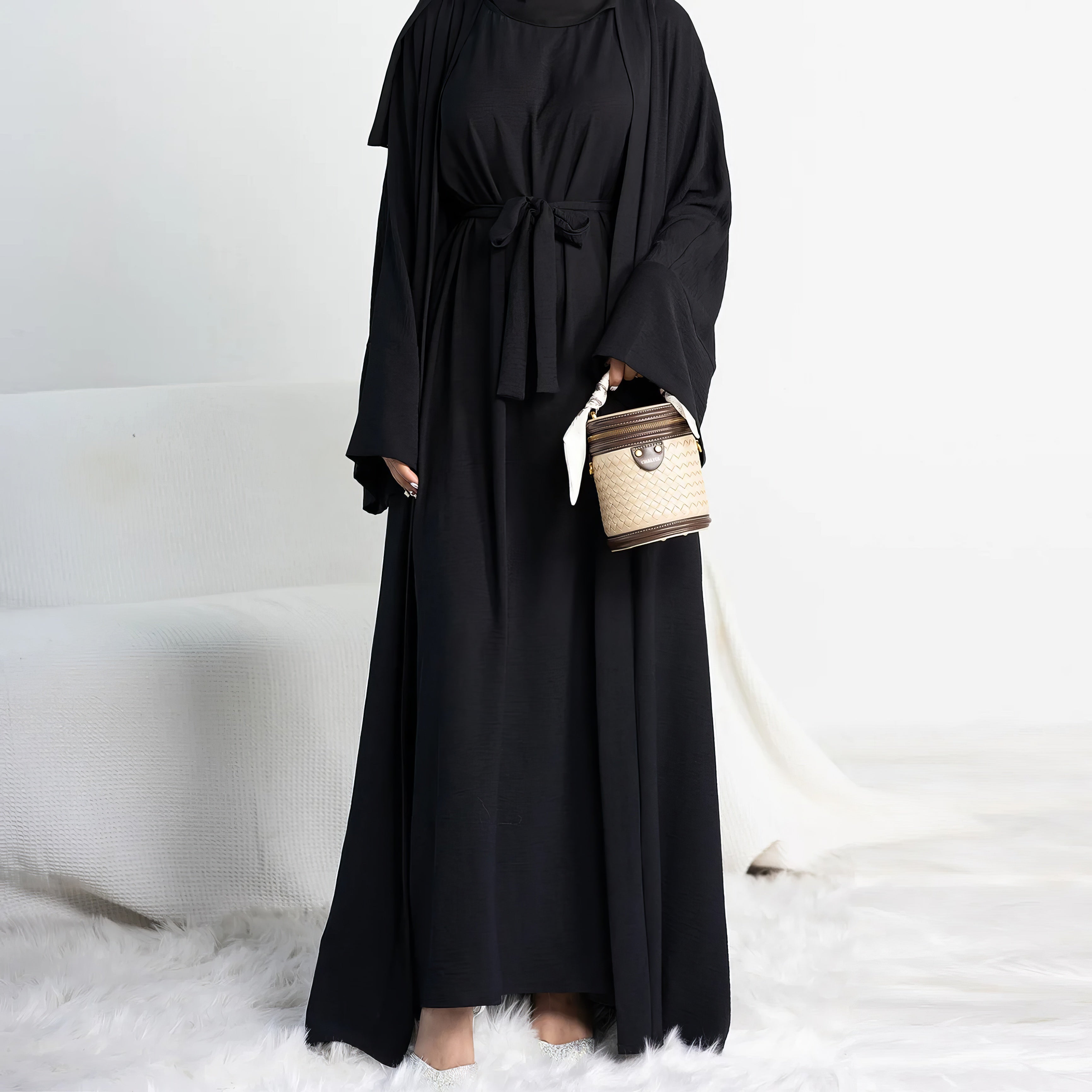 2 Stück Abaya Slip Ärmellos Hijab