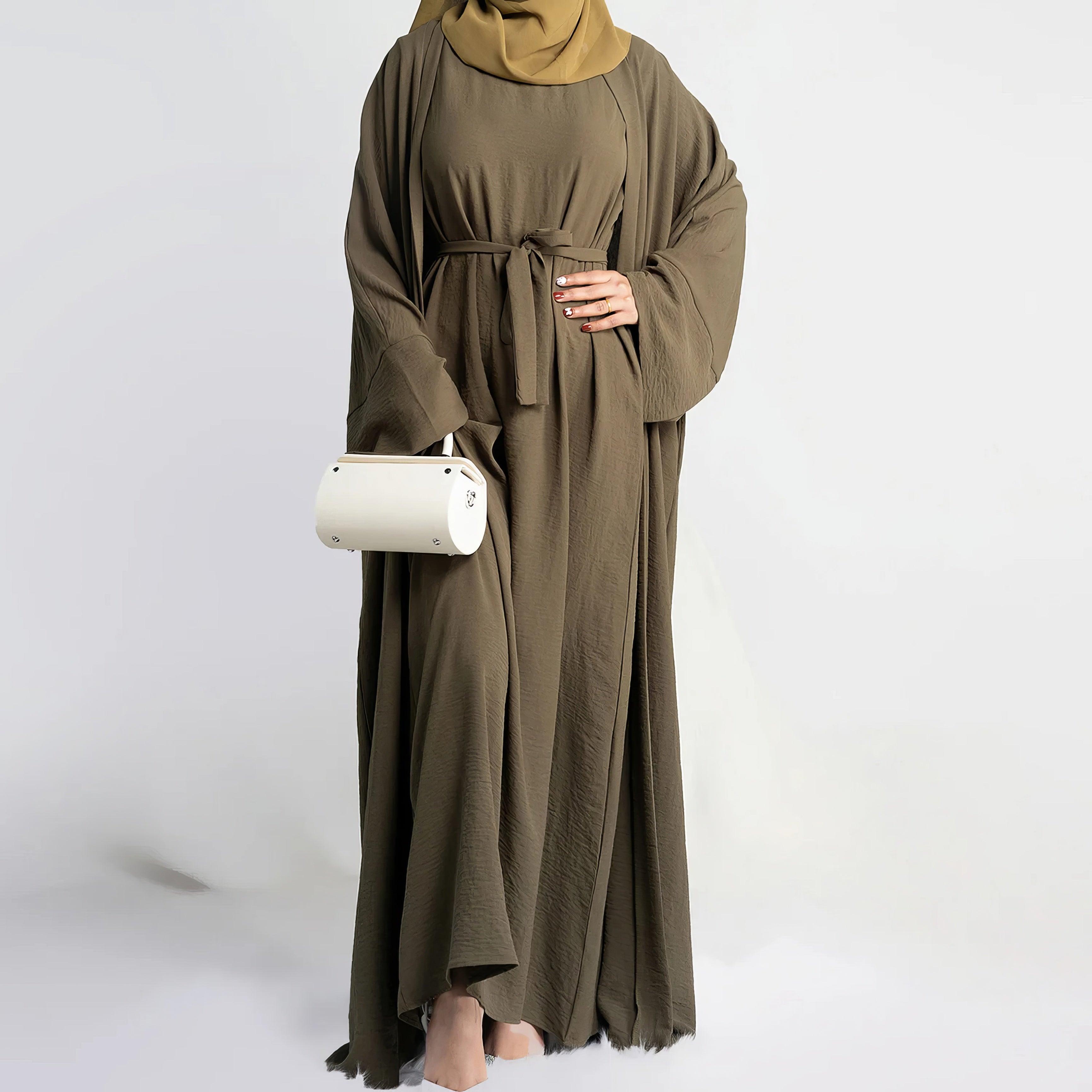2 Stück Abaya Slip Ärmellos Hijab