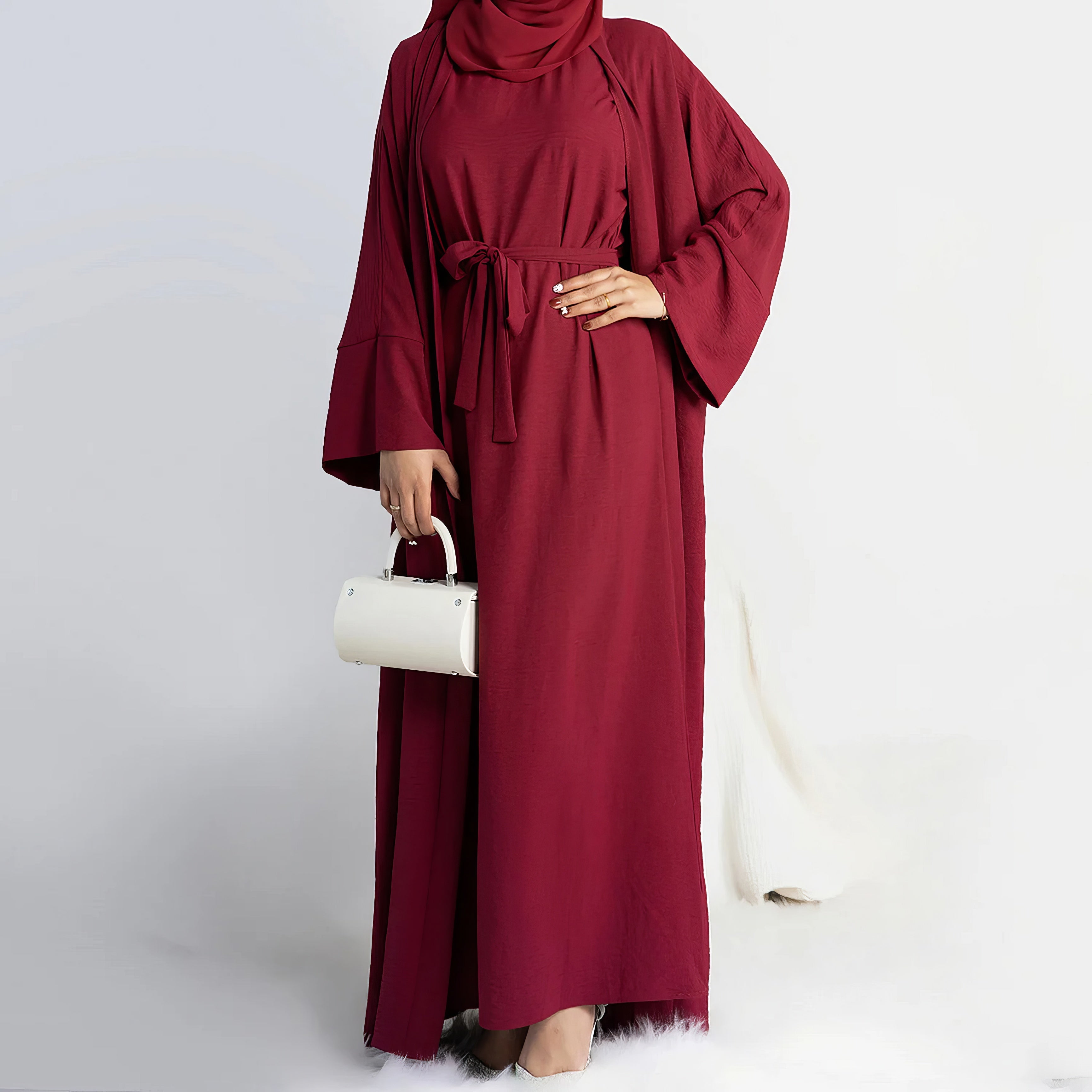 2 Stück Abaya Slip Ärmellos Hijab
