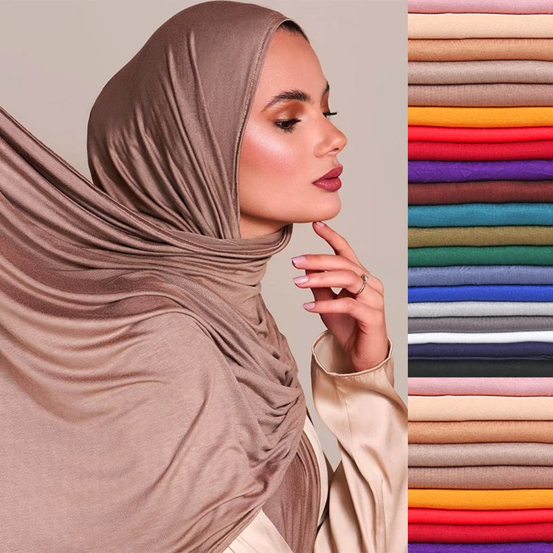 Modal-Baumwoll-Jersey Hijab