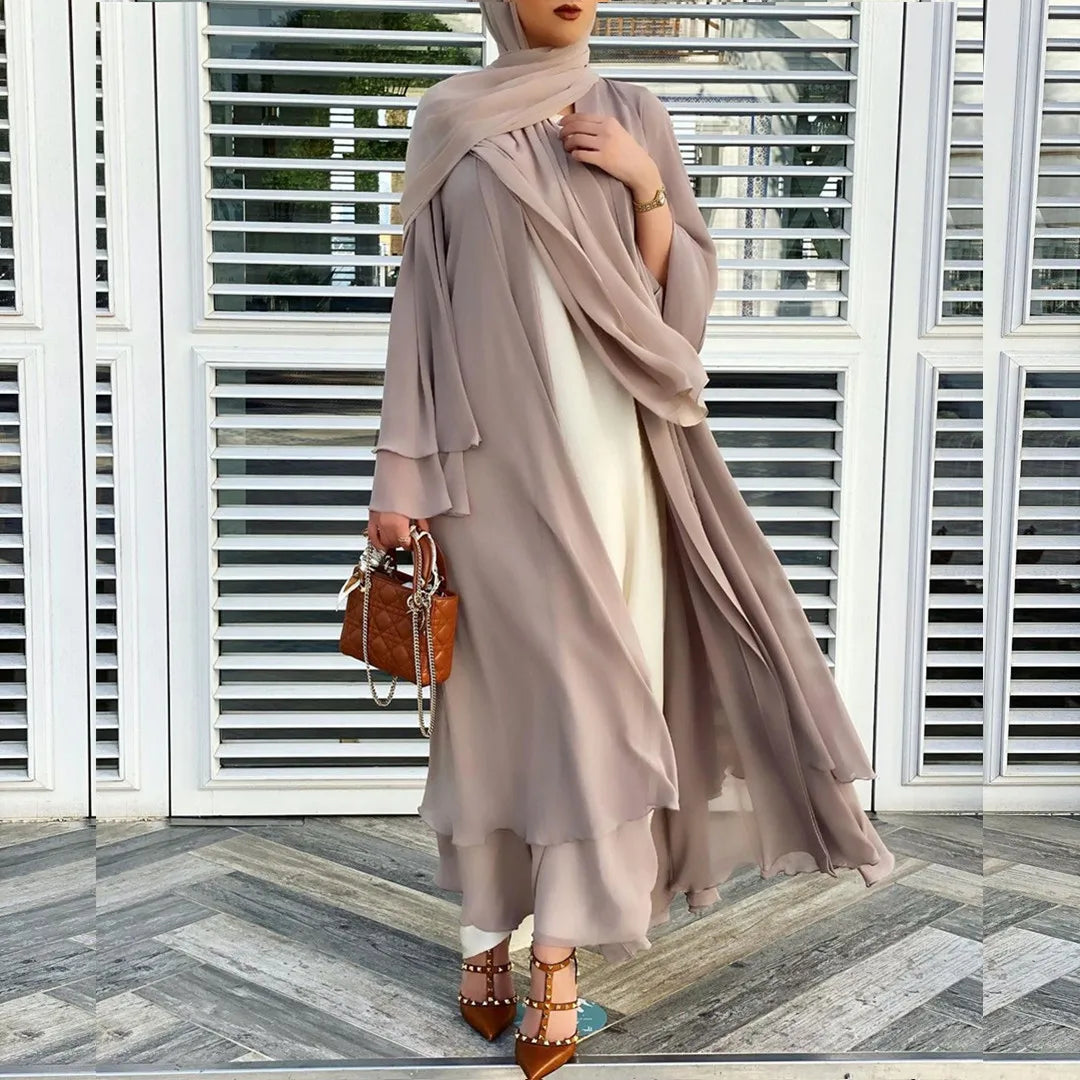 Chiffon Abaya Kimono