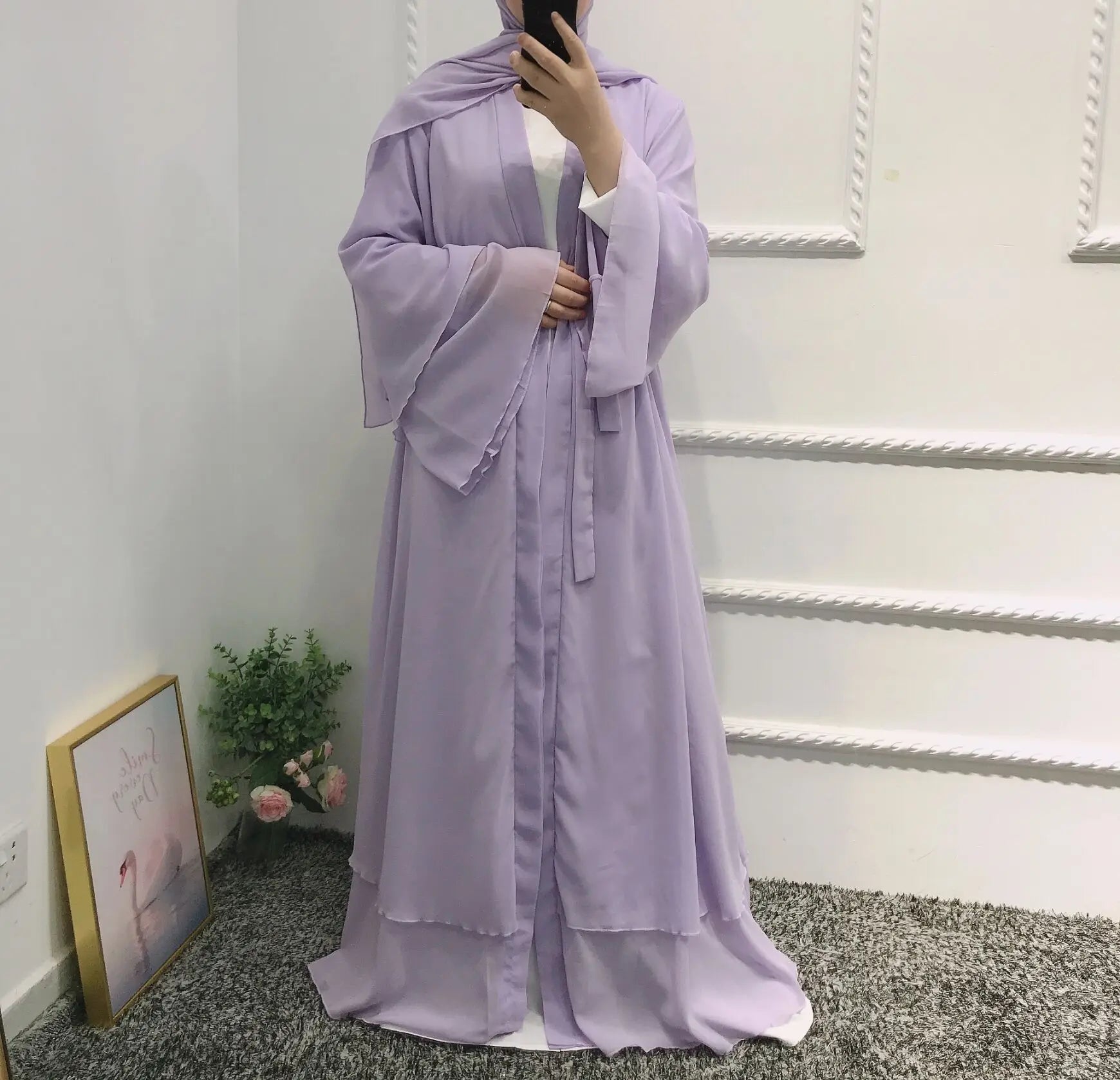 Chiffon Abaya Kimono