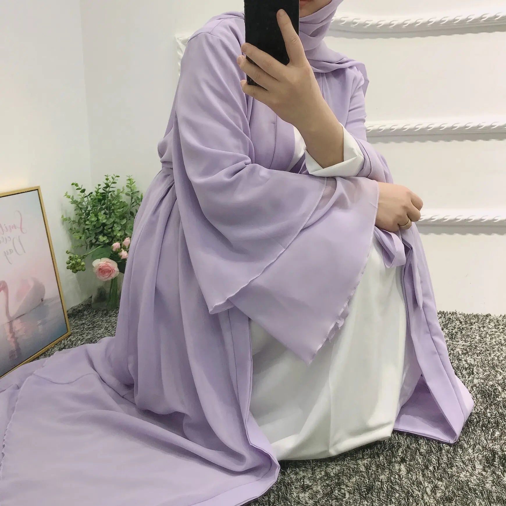 Chiffon Abaya Kimono