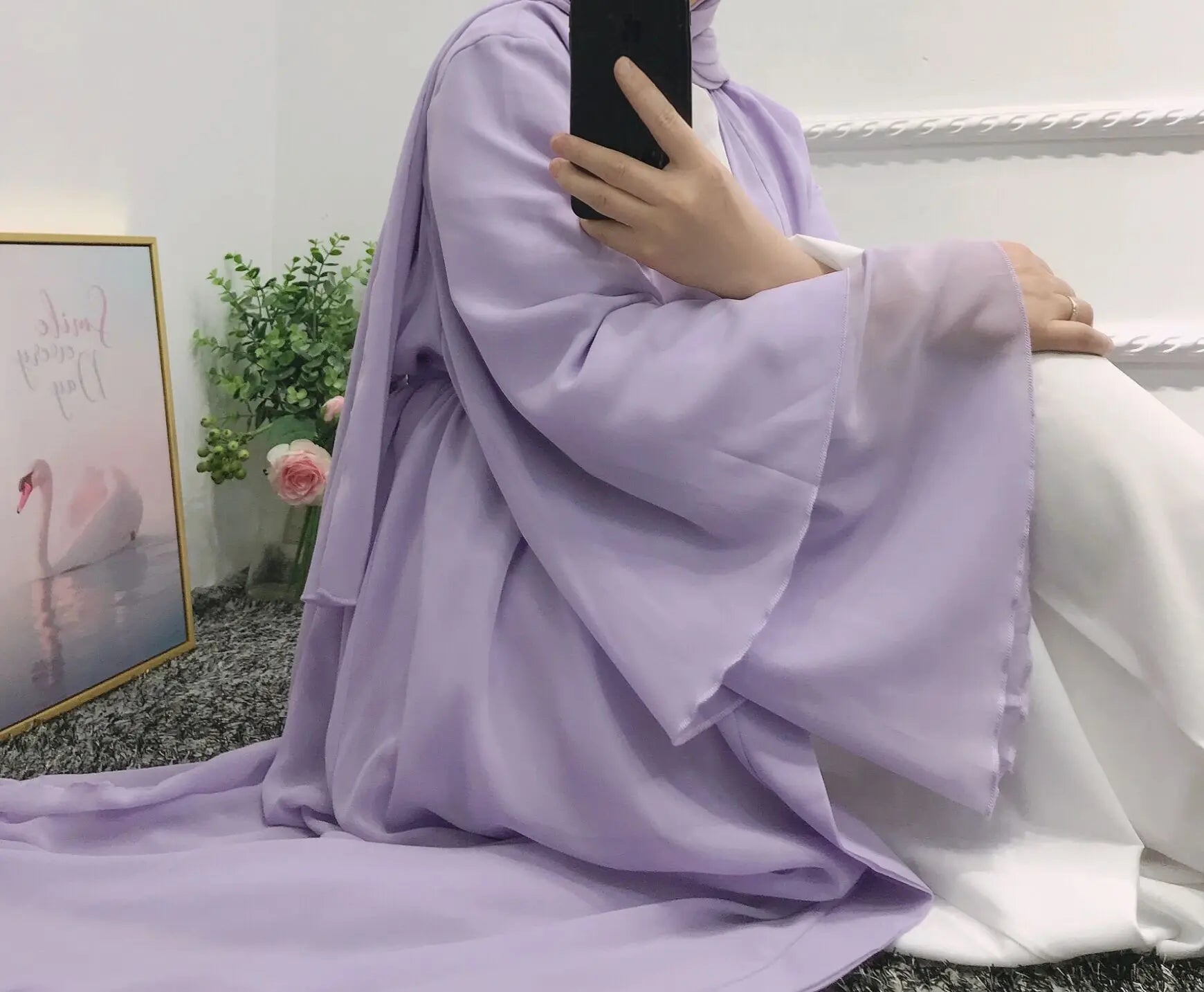 Chiffon Abaya Kimono