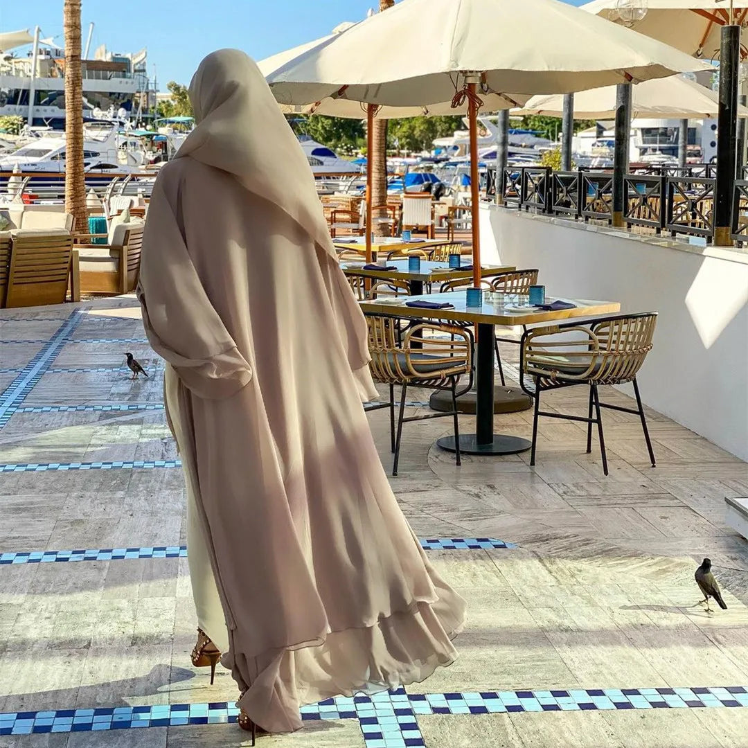 Chiffon Abaya Kimono