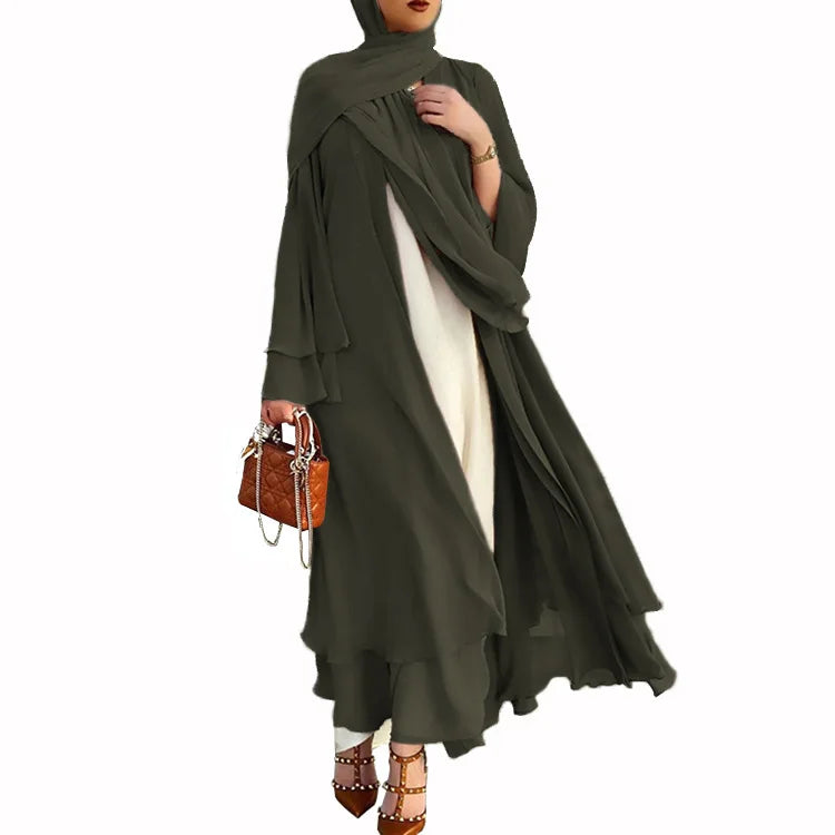 Chiffon Abaya Kimono