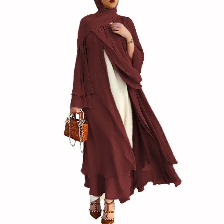 Chiffon Abaya Kimono