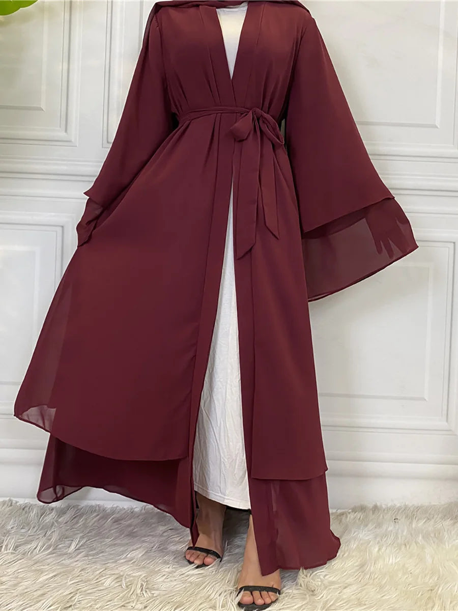 Chiffon Abaya Kimono