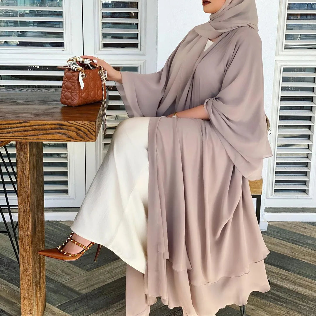 Chiffon Abaya Kimono