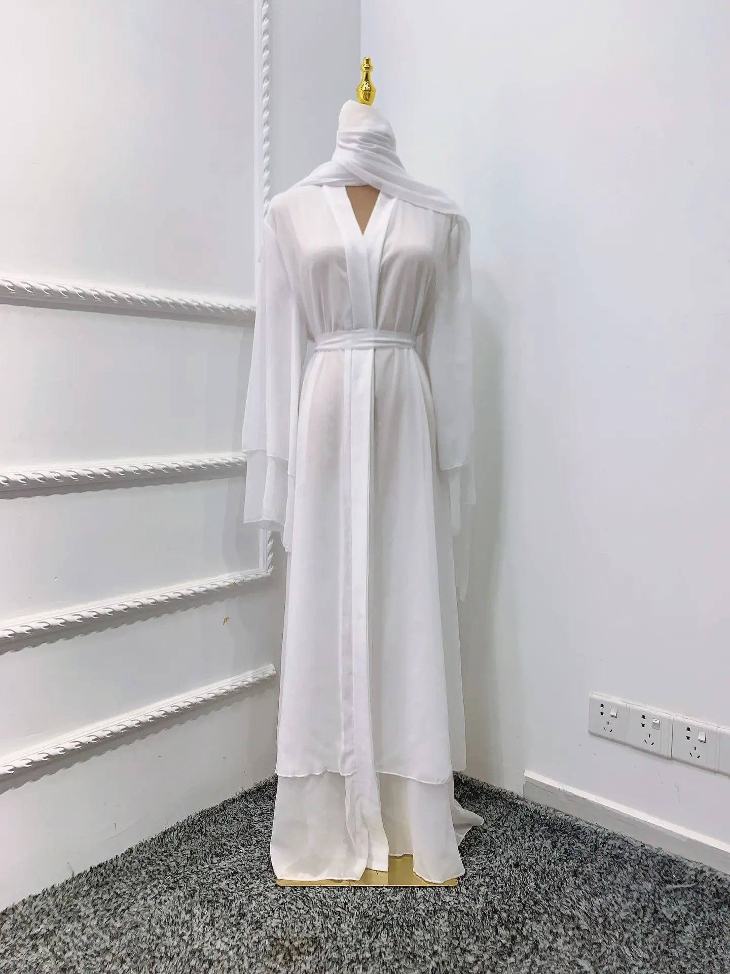 Chiffon Abaya Kimono