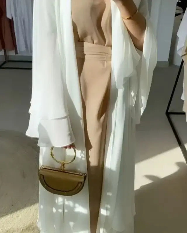 Chiffon Abaya Kimono