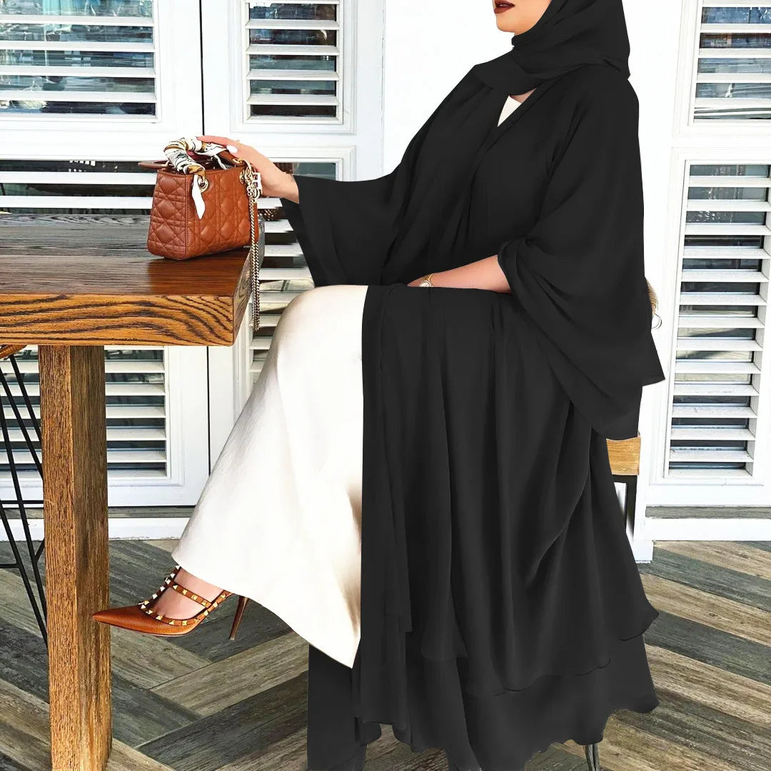 Chiffon Abaya Kimono