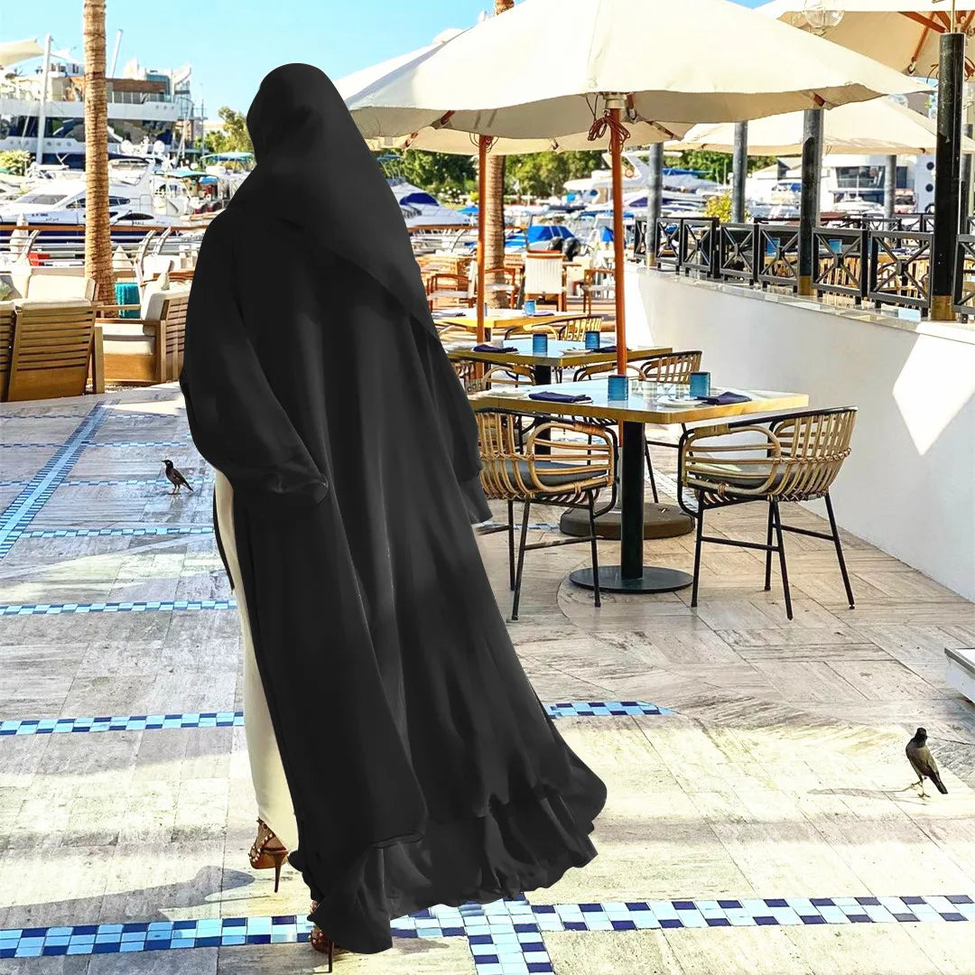 Chiffon Abaya Kimono