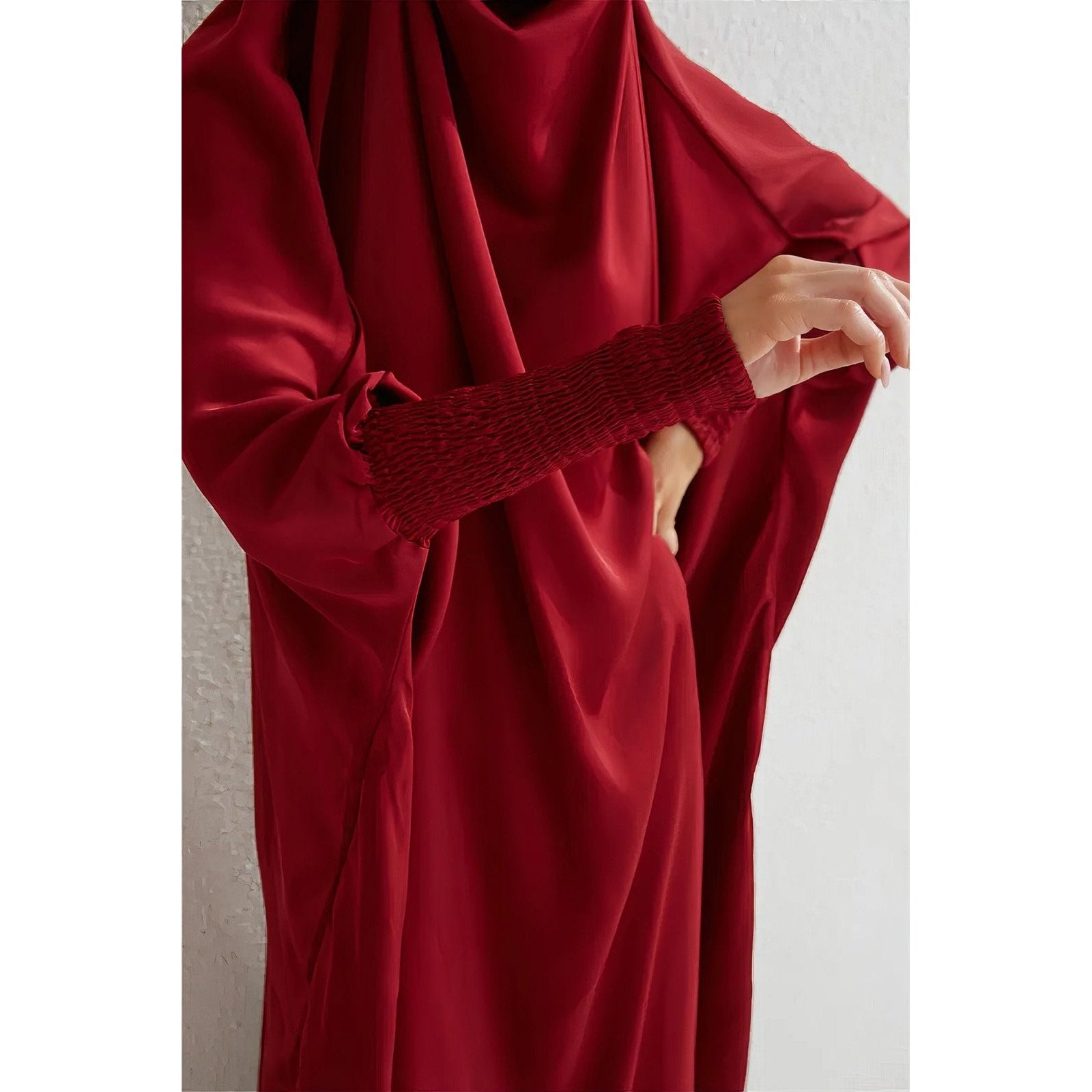 Jilbab mit Cinch-Ärmeln