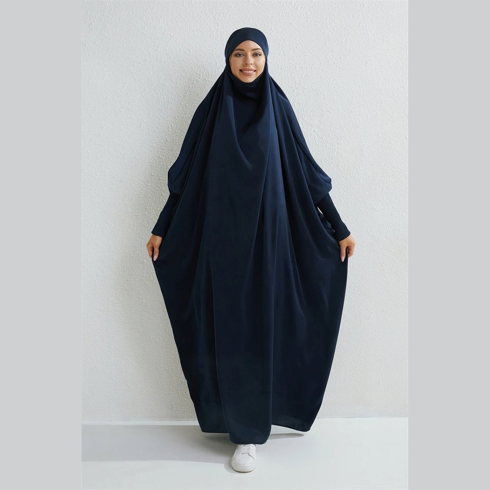 Jilbab mit Cinch-Ärmeln