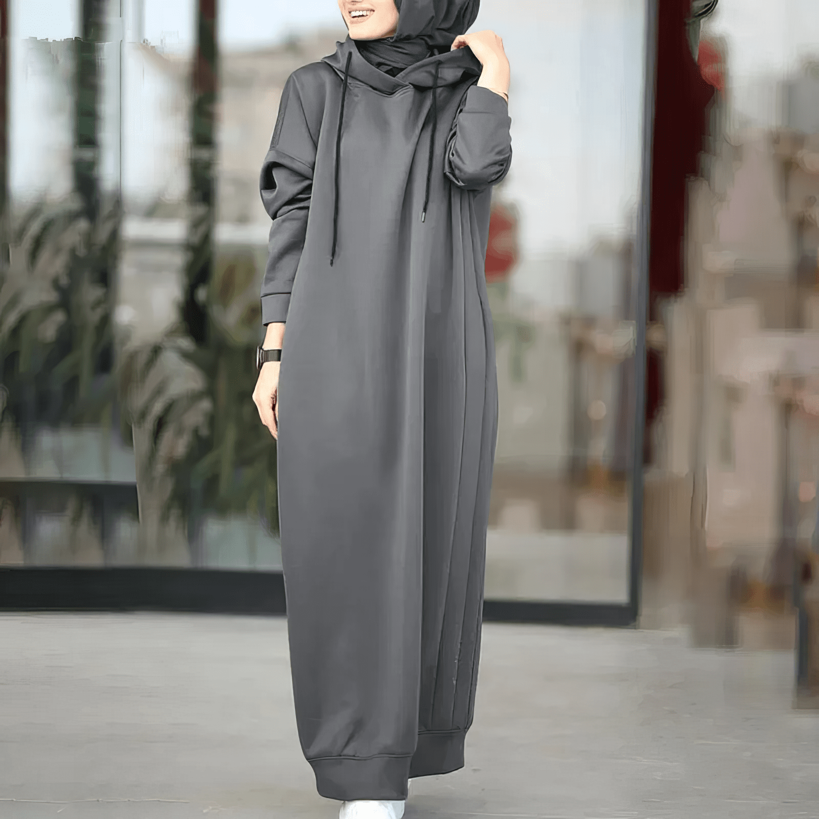 Langärmelige Robe