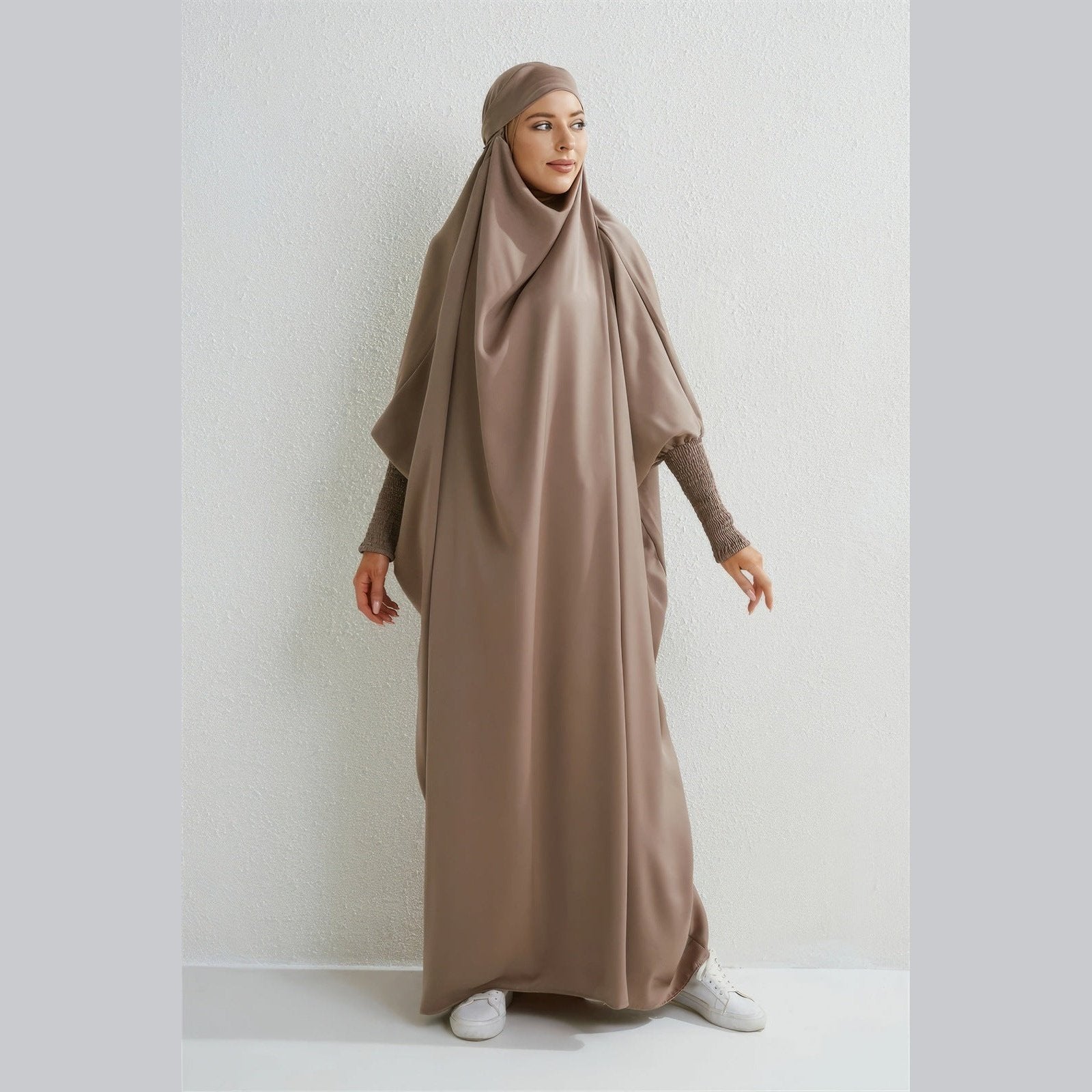 Jilbab mit Cinch-Ärmeln