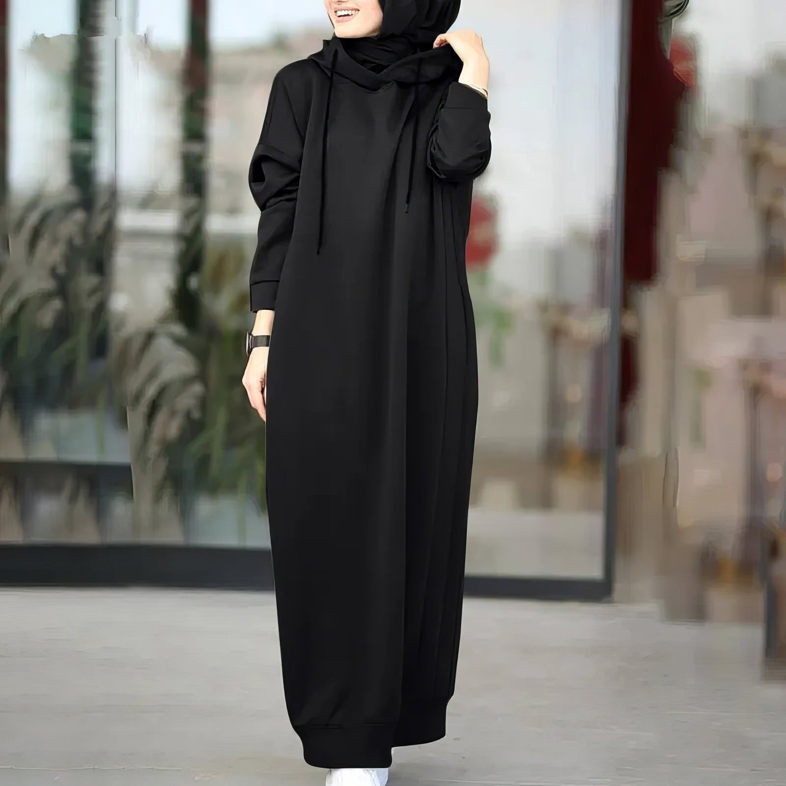 Langärmelige Robe