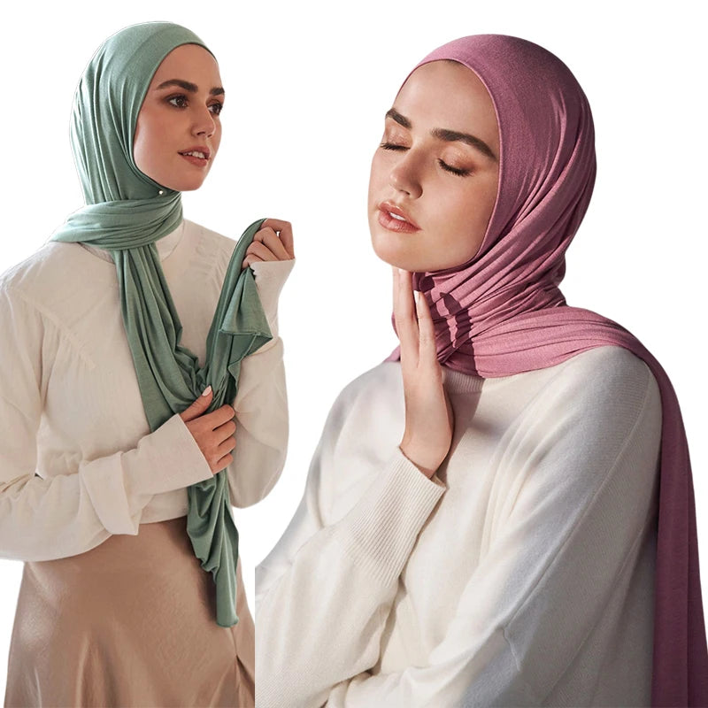 Modal-Baumwoll-Jersey Hijab